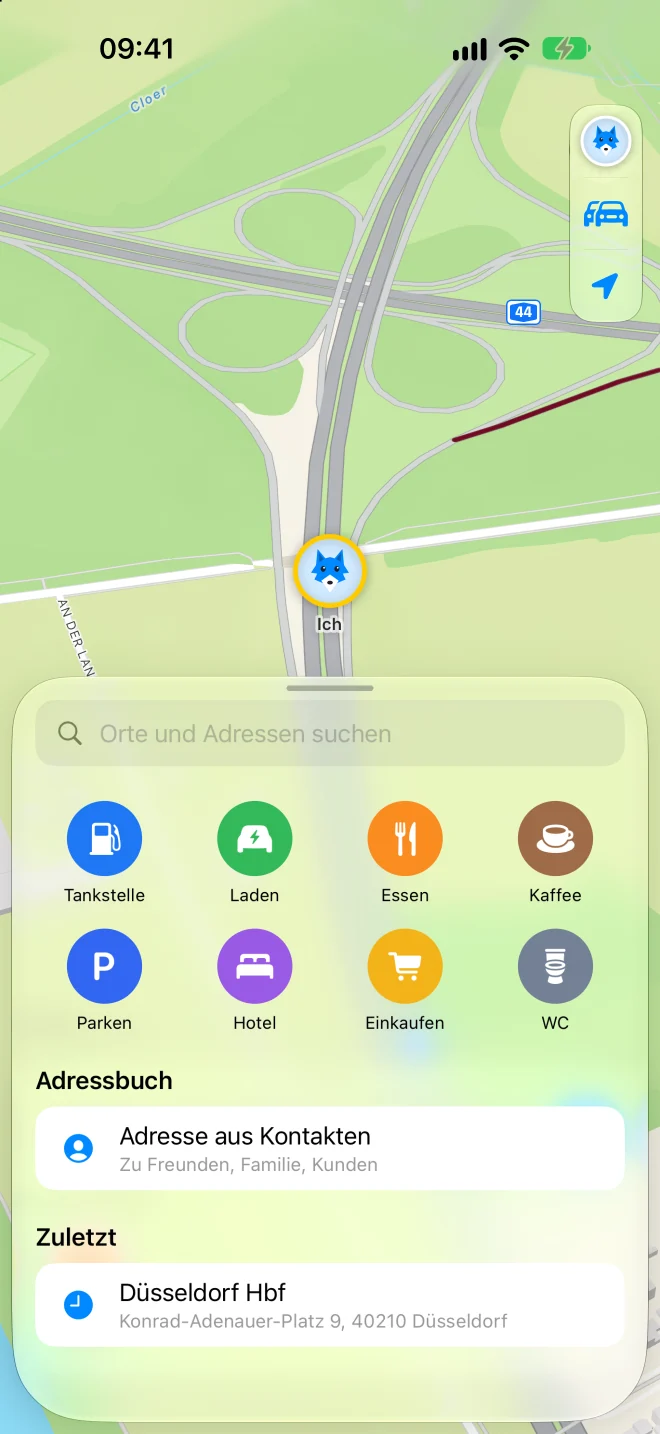 Search with categories